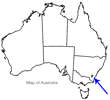 Australian Capital Territory Map - ACT